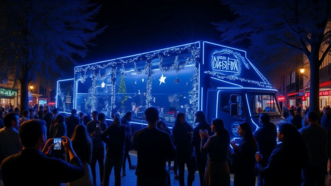 Havan ilumina São Carlos com carreata de Natal e Papai Noel Azul